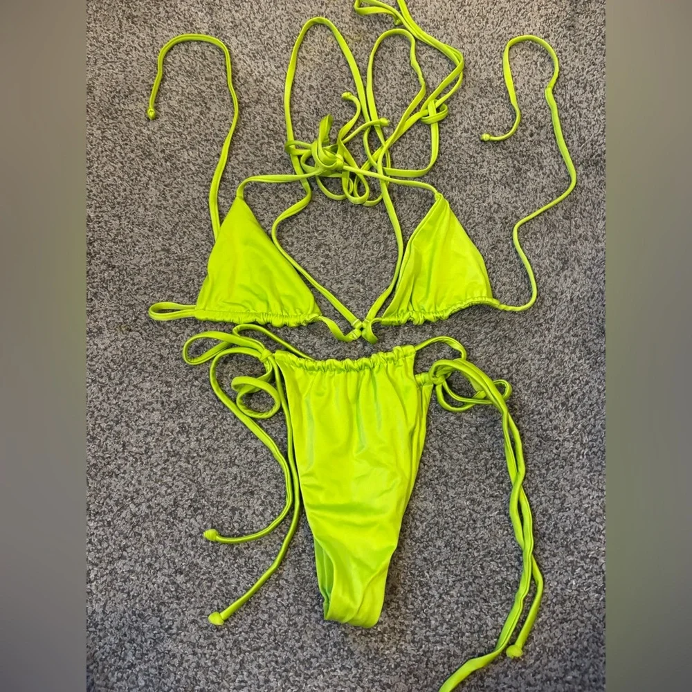 Frankie’s Bikinis Green Bikini